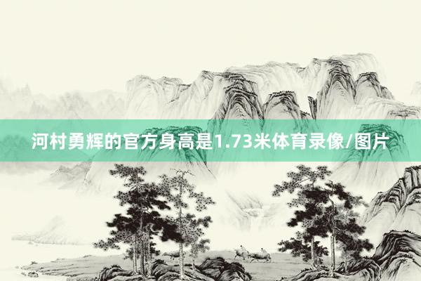 河村勇辉的官方身高是1.73米体育录像/图片