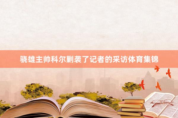 骁雄主帅科尔剿袭了记者的采访体育集锦
